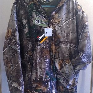 REALTREE XTRA MEN'S WATER RESISTANT 3M THINSULATE HUNTING JACKET/COAT SZ. LARGE